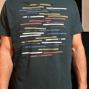 Men's Black Graphic T-Shirt